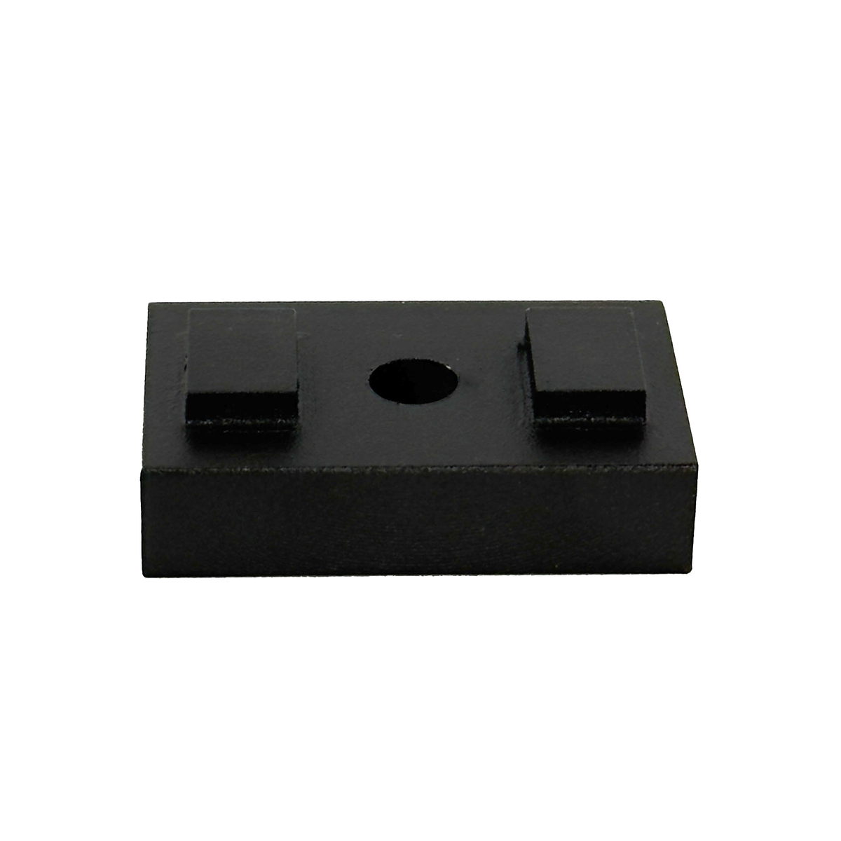 Pince à Verre - Verre à Mur - Verre à Poteau — Acier inoxydable brossé / Commerciale / Rallonge 1 / 2 surface plate