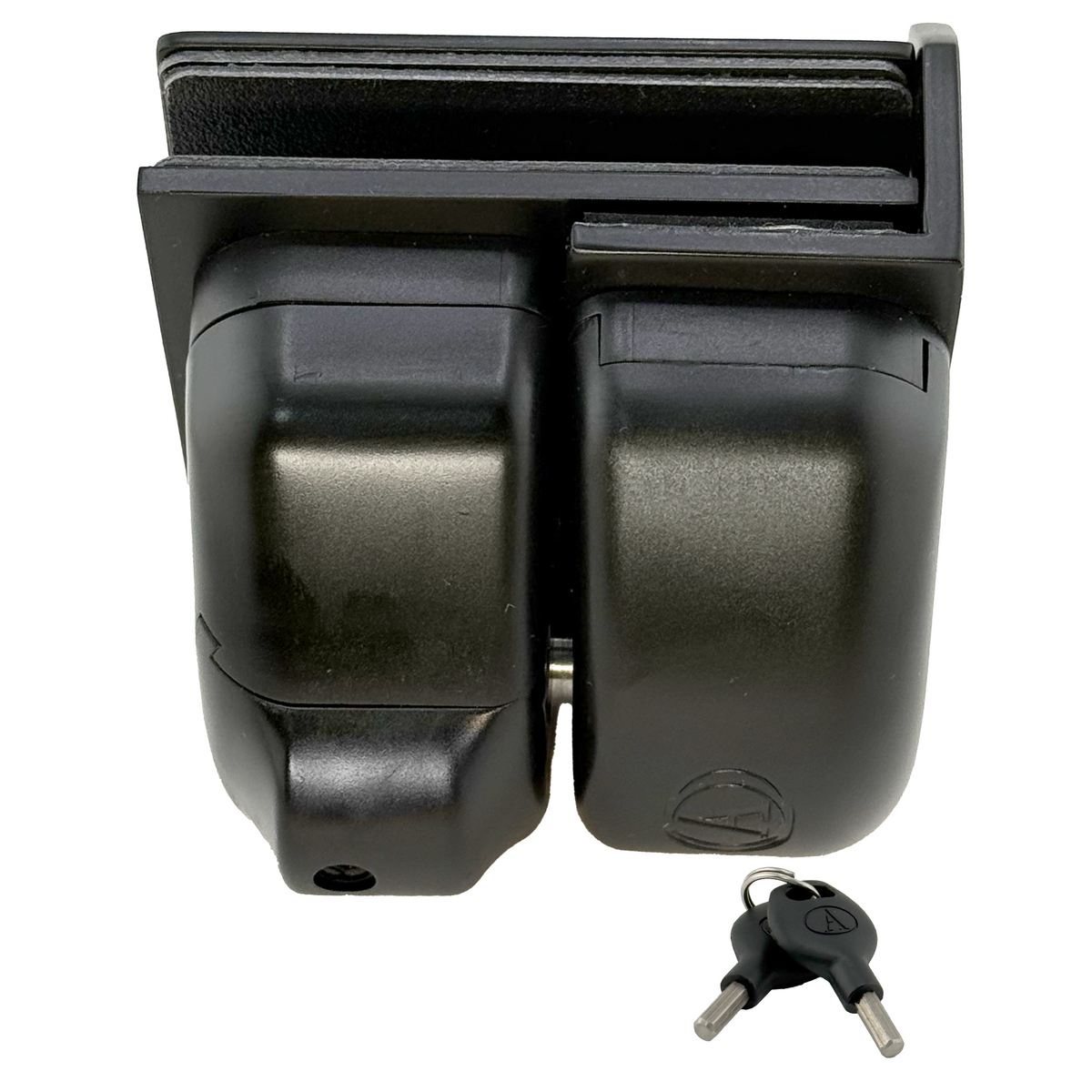 Loquet de porte à verrouillage automatique — 100% Acier inoxydable Noir