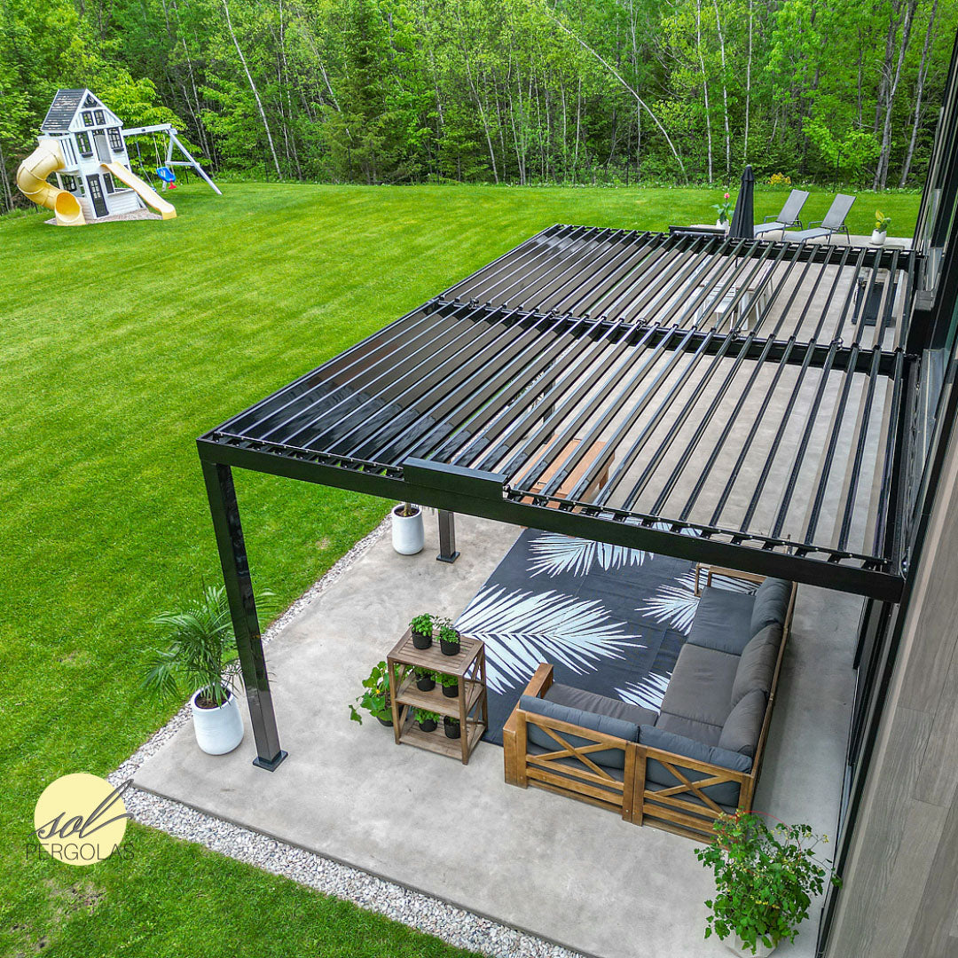Pergola Bioclimatique Québécoise