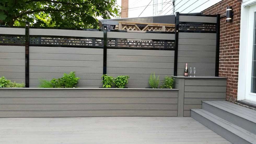 Écran Intimité en bois composite - EzFence Slim