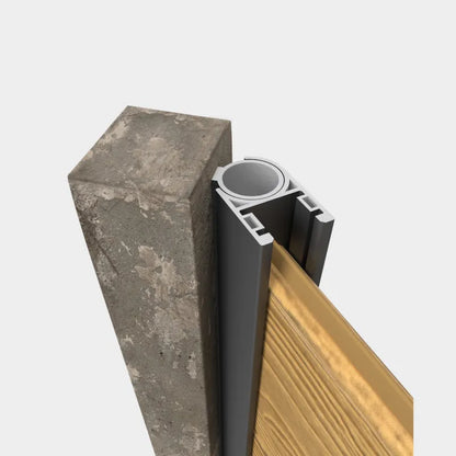 Poteau rainuré 2,5" × 2,5" - Ezfence Slim — vue 36