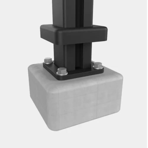 Poteau rainuré - Clôture & Écran d'intimité