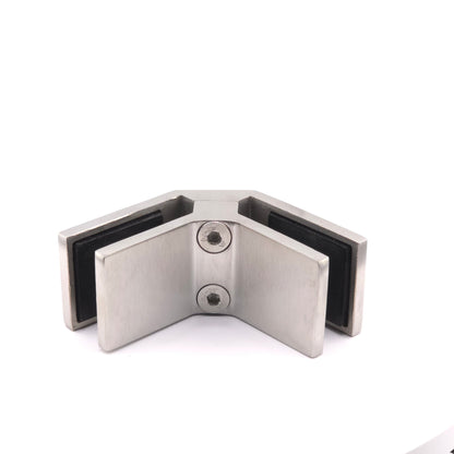 Glass Clamp - 90° Corner - 180° Inline - Glass to Surface