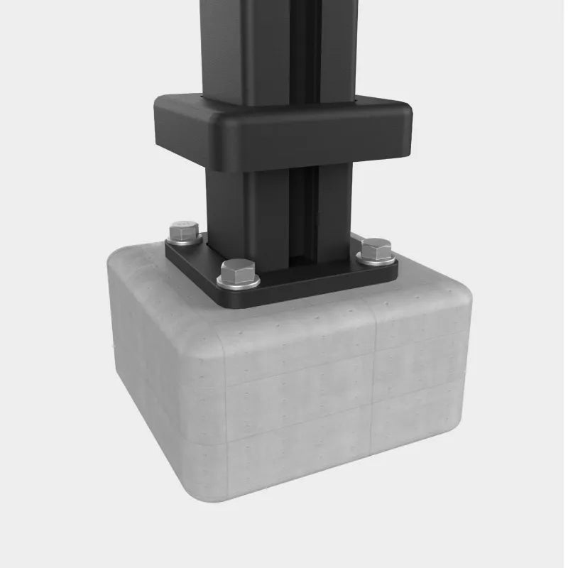 Poteau rainuré - Clôture & Écran d'intimité