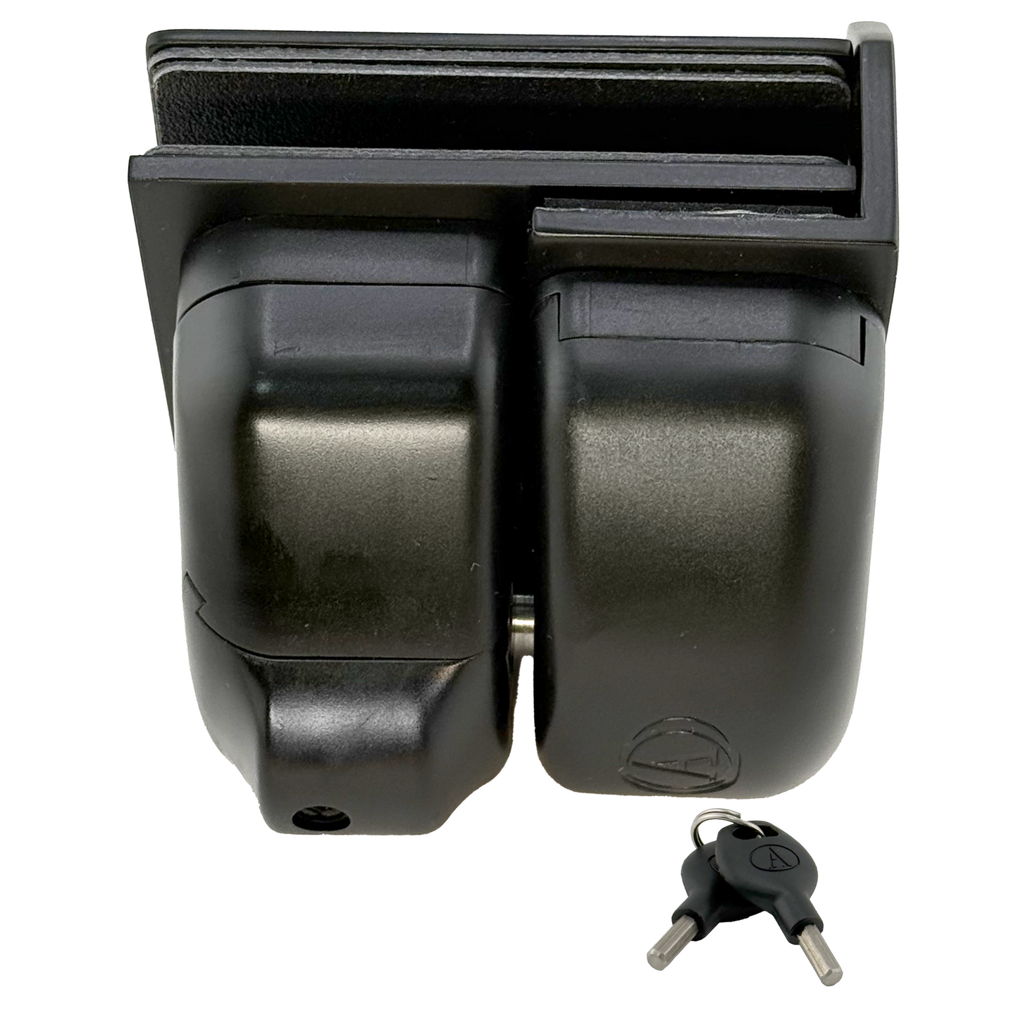 Self-locking door latch