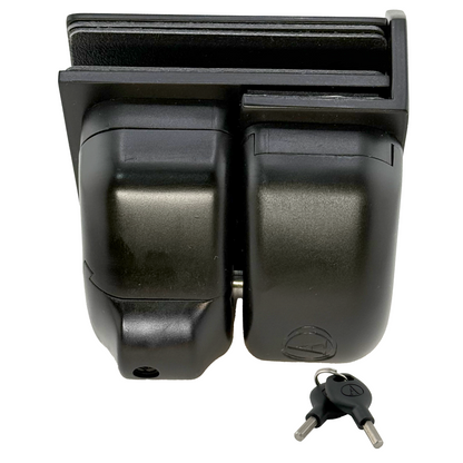 Self-locking door latch