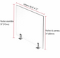 12mm x 36" Tempered Glass - Balcony Railing - Interior Railing