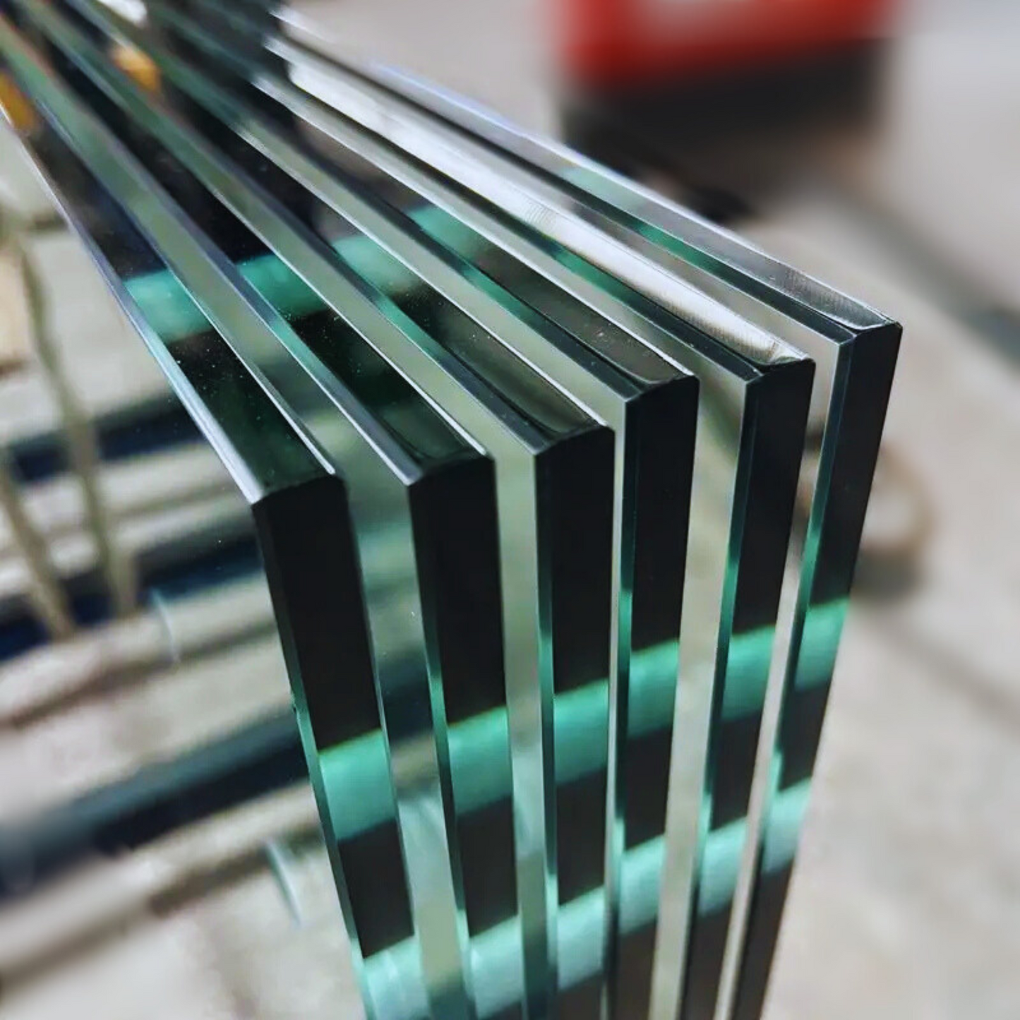 12mm x 36" Tempered Glass - Balcony Railing - Interior Railing
