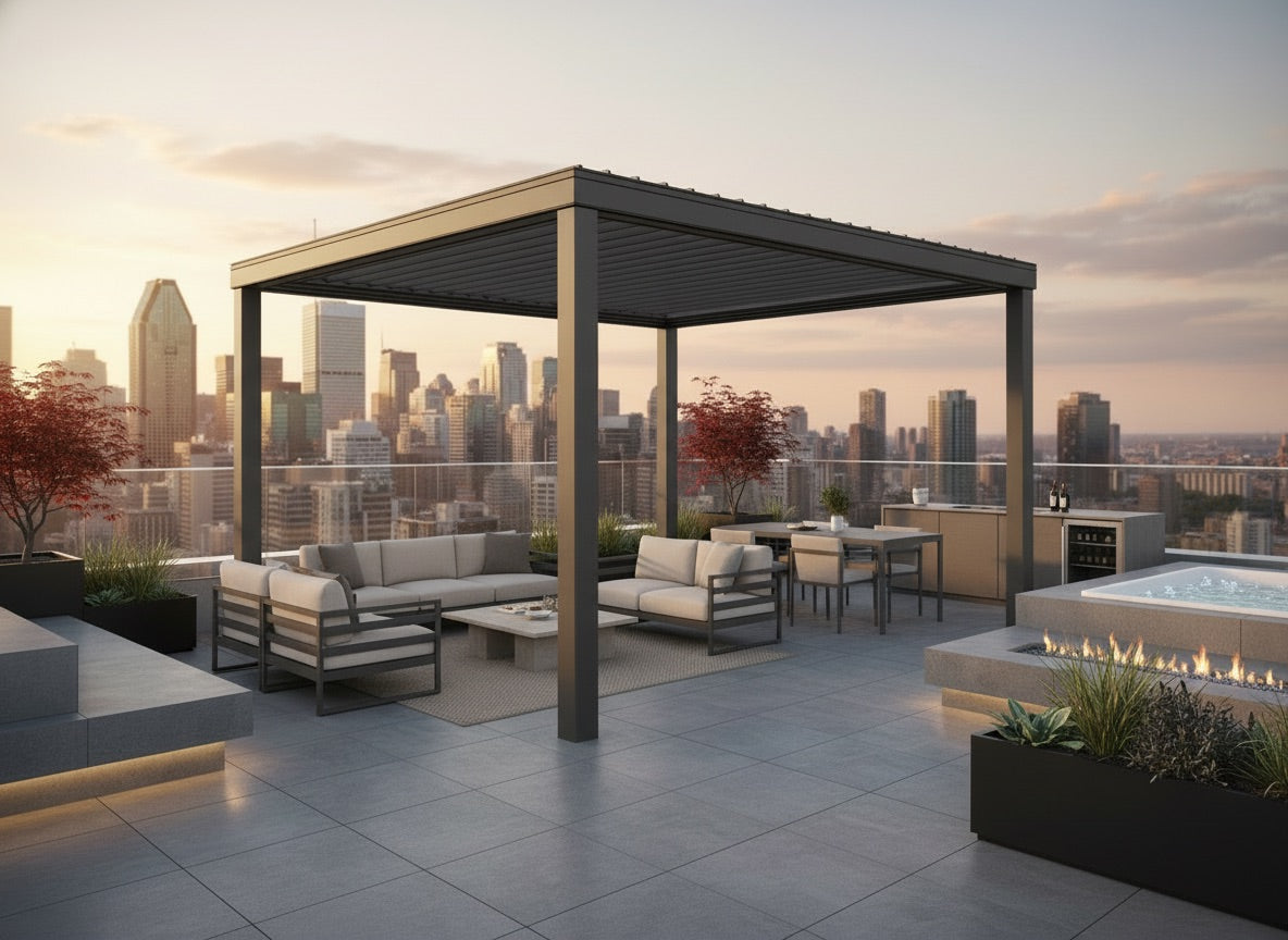 Pergola Bioclimatique ORANA (Luxe) — L:16' x P:18'