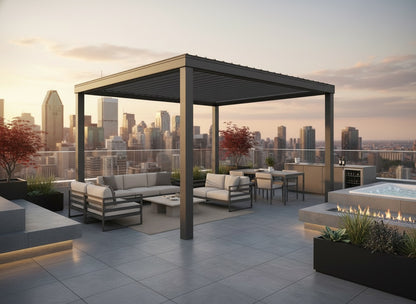 Pergola Bioclimatique ORANA (Luxe) — L:16' x P:18'