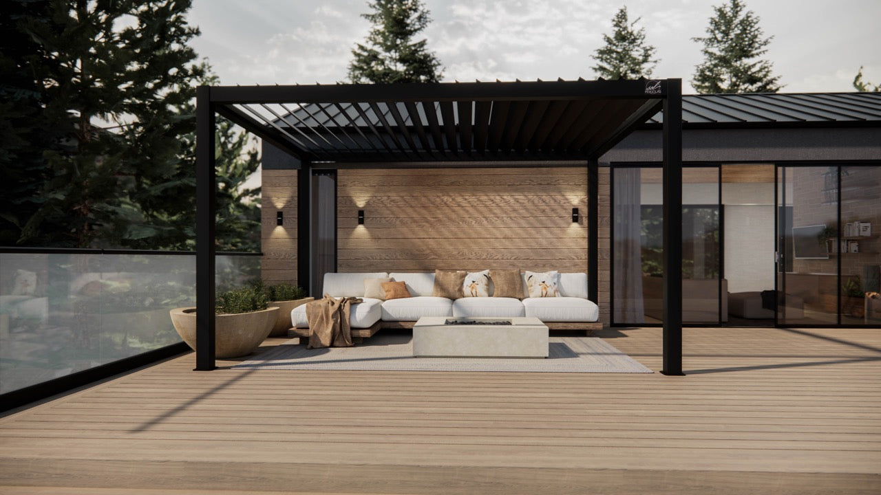 Pergola Bioclimatique AMARA (Ultra-Light) — L:10' x P:13' x H:8'