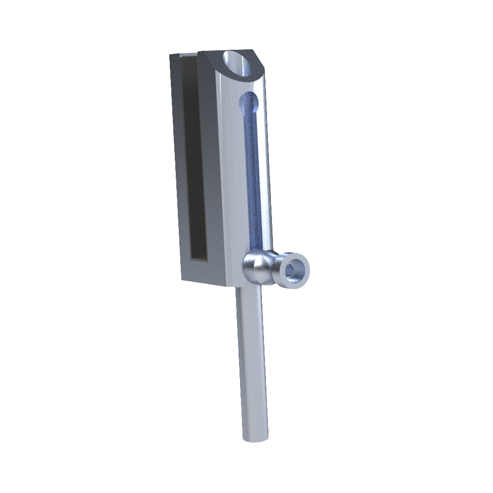 Arrêt de porte - Verrou de sol — Acier inoxydable brossé / Sans vis