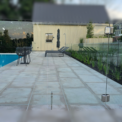 10mm tempered glass pool door