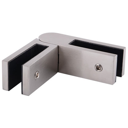 Glass Clamp - 90° Corner - 180° Inline - Glass to Surface